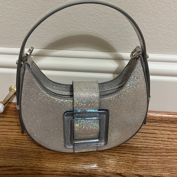 LES PETITS JOUERES Silver mini bag - Picture 1 of 3